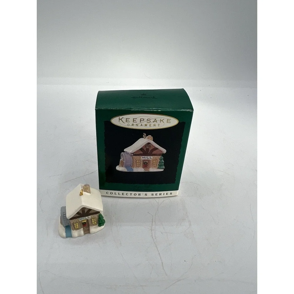 🏡‎ Hallmark Keepsake Ornament–Village Mill–Old English Village–1996 Collectors